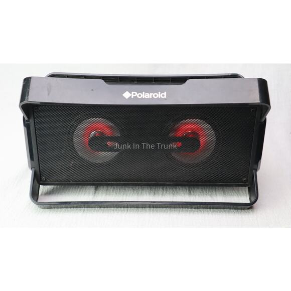 Polaroid Black Bluetooth LED Boombox Speaker - Picture 2 of 6